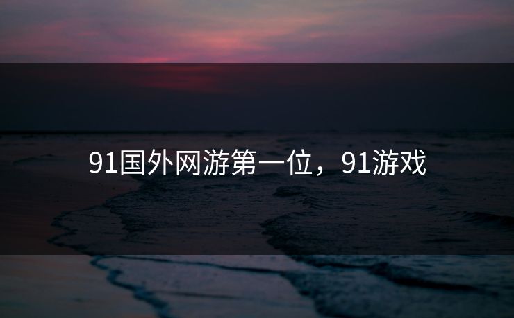 91国外网游第一位，91游戏